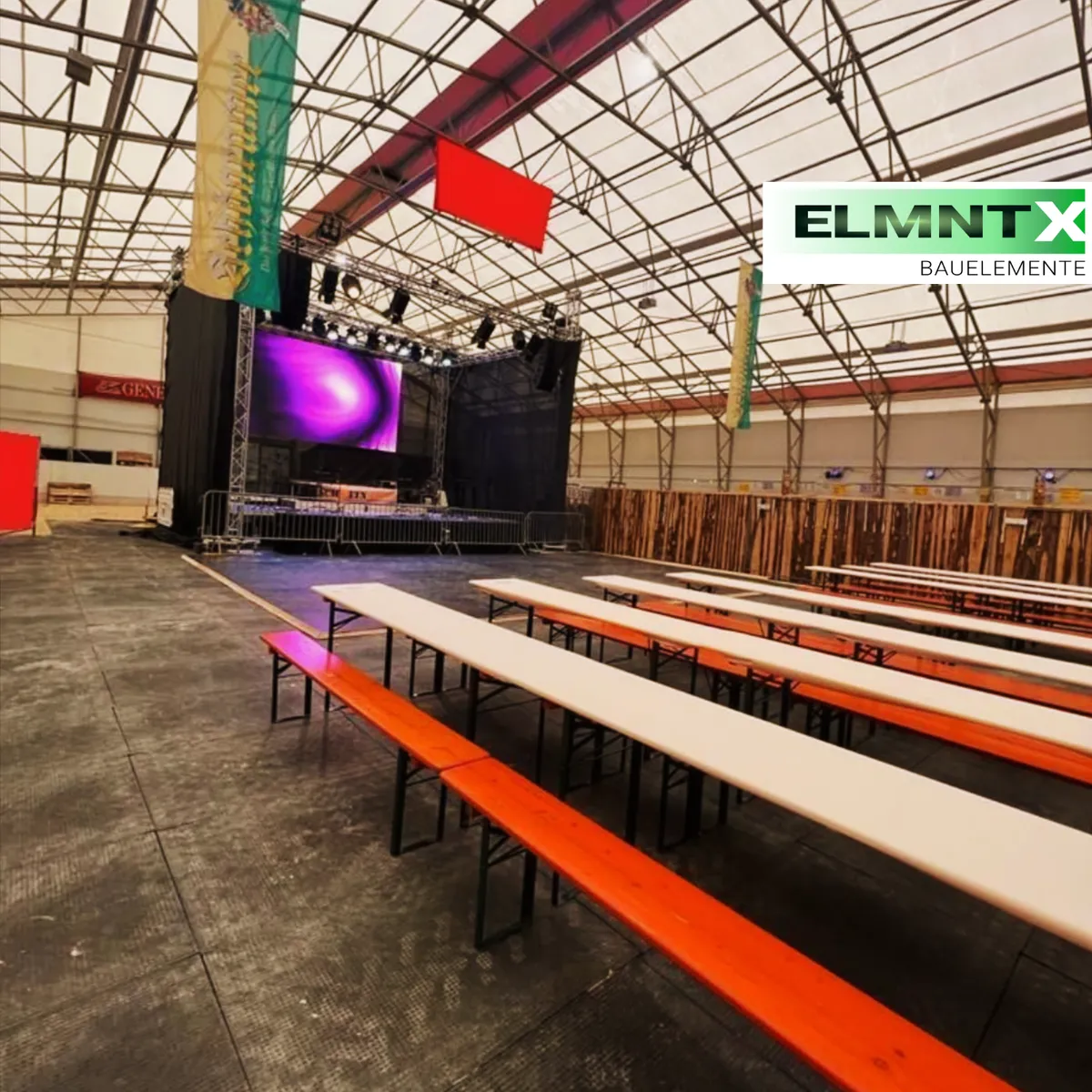 Eventboden / Zeltboden 120×80 cm | 32 mm (B1)